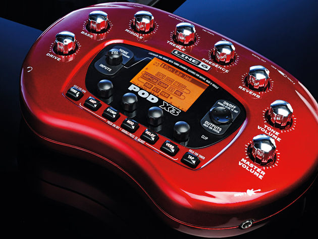Line 6 POD X3 A larger display makes editing much easier